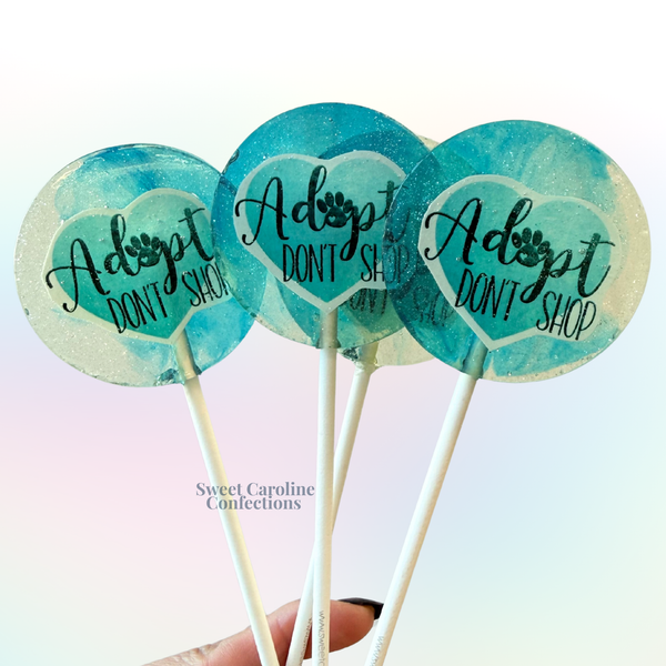 Adopt Don't Shop Lollipops, Set of 6