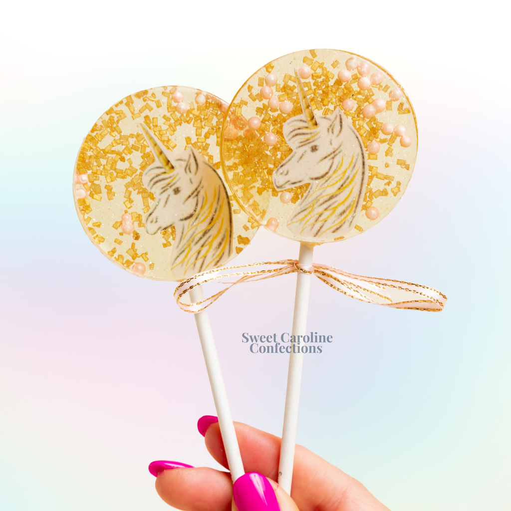 00489 UNICORN - Sweet Caroline Confections | The Original Sparkle Lollipops