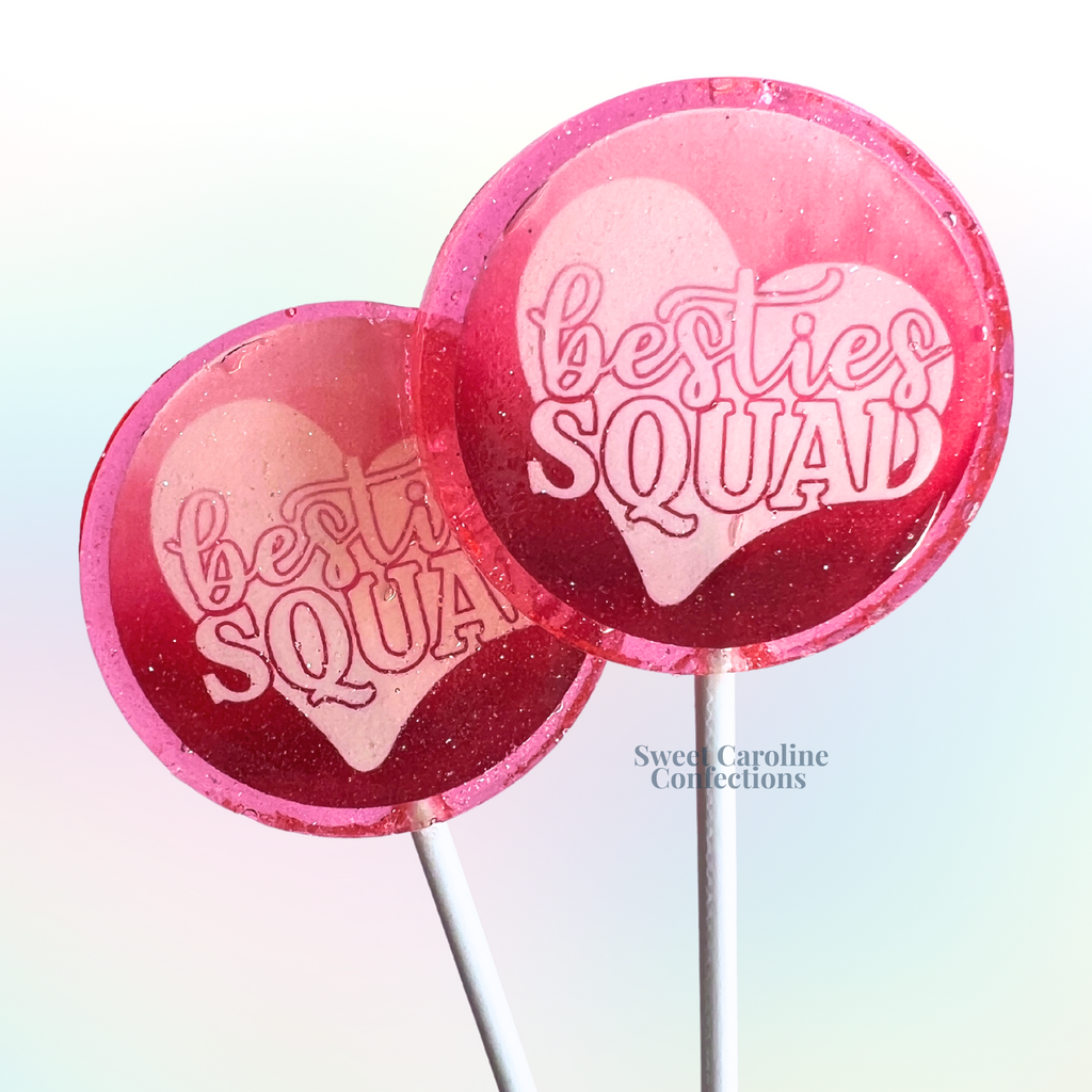 00544 BESTIES SQUAD - Sweet Caroline Confections | The Original Sparkle Lollipops