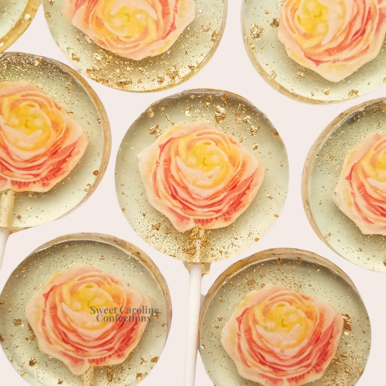 00483 RANUNCULUS - Sweet Caroline Confections | The Original Sparkle Lollipops
