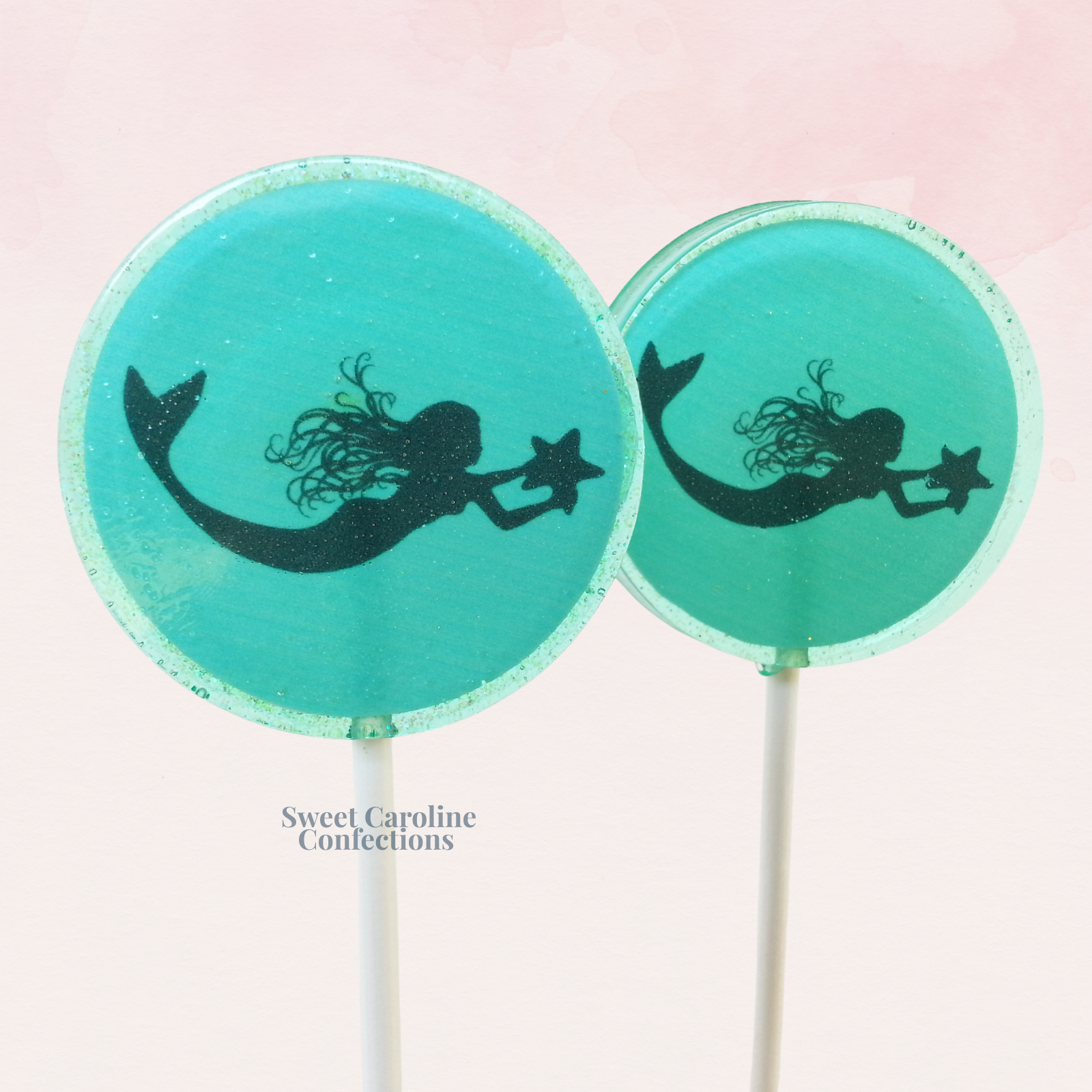 00493 MERMAID - Sweet Caroline Confections | The Original Sparkle Lollipops