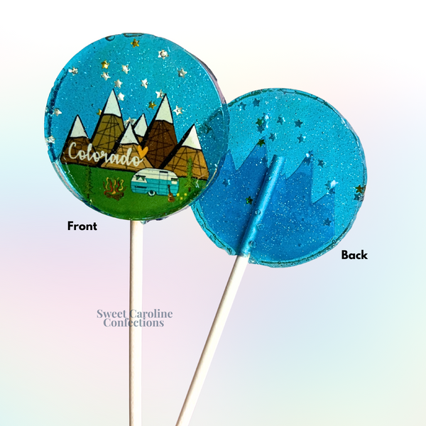 00508 COLORADO MOUNTAINS - Sweet Caroline Confections | The Original Sparkle Lollipops