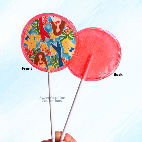 00495 MERMAID COLLAGE - Sweet Caroline Confections | The Original Sparkle Lollipops