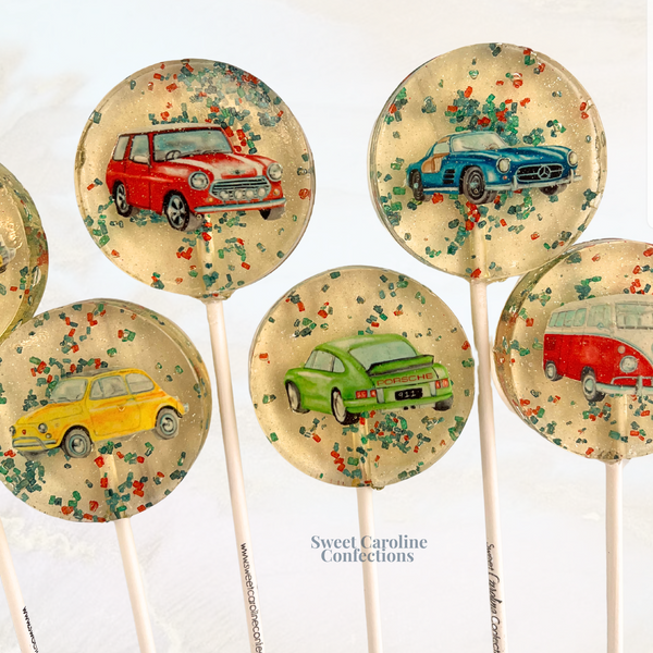 00377 CAR COLLECTION - Sweet Caroline Confections | The Original Sparkle Lollipops