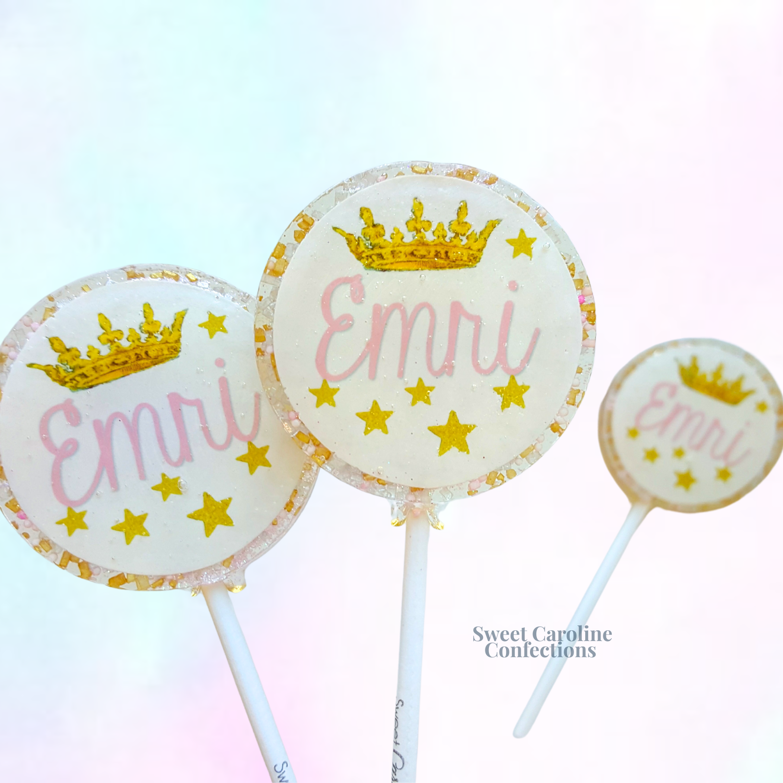 00361 PRINCESS CROWN - Sweet Caroline Confections | The Original Sparkle Lollipops