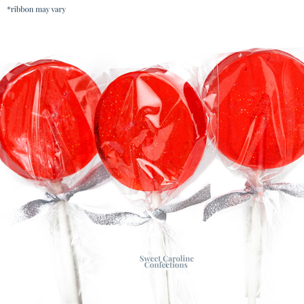 00498 HOT CINNAMON - Sweet Caroline Confections | The Original Sparkle Lollipops