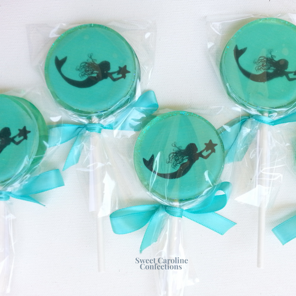00493 MERMAID - Sweet Caroline Confections | The Original Sparkle Lollipops