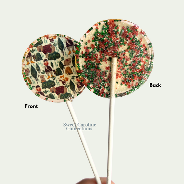 00514 LUMBERJACK EDIBLE - Sweet Caroline Confections | The Original Sparkle Lollipops