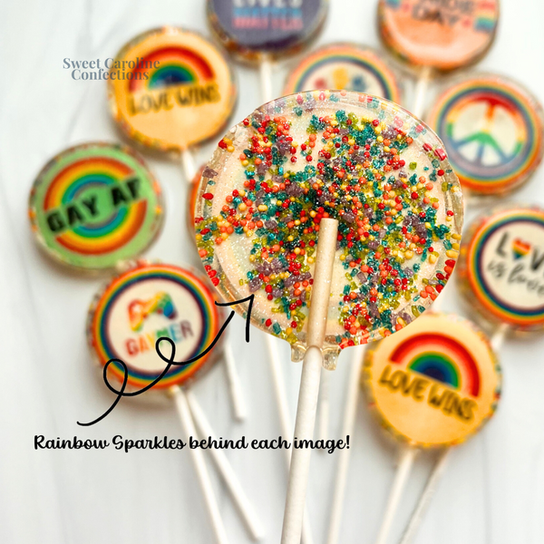 00551 PRIDE COLLECTION - Sweet Caroline Confections | The Original Sparkle Lollipops