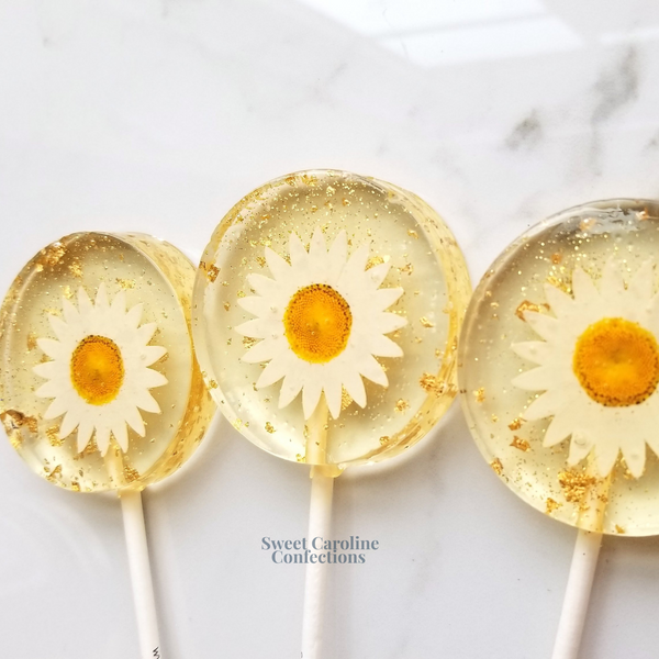 00482 DAISY - Sweet Caroline Confections | The Original Sparkle Lollipops