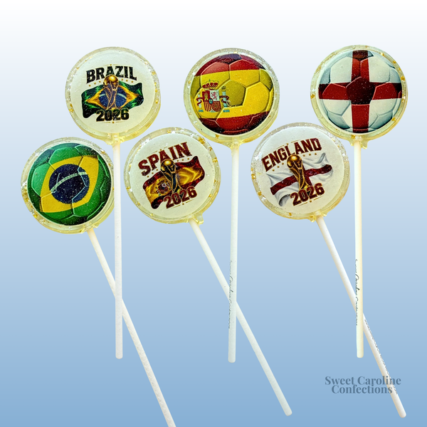 Football is Life World Cup Lollipop Collection | Choose Your Country | Set of 10