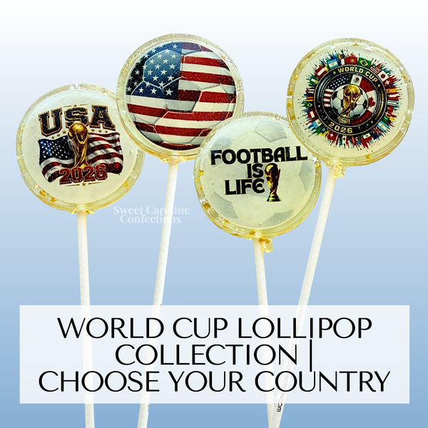 Football is Life World Cup Lollipop Collection | Choose Your Country | Set of 10