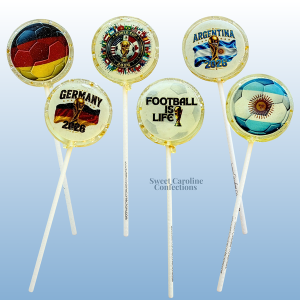 Football is Life World Cup Lollipop Collection | Choose Your Country | Set of 10